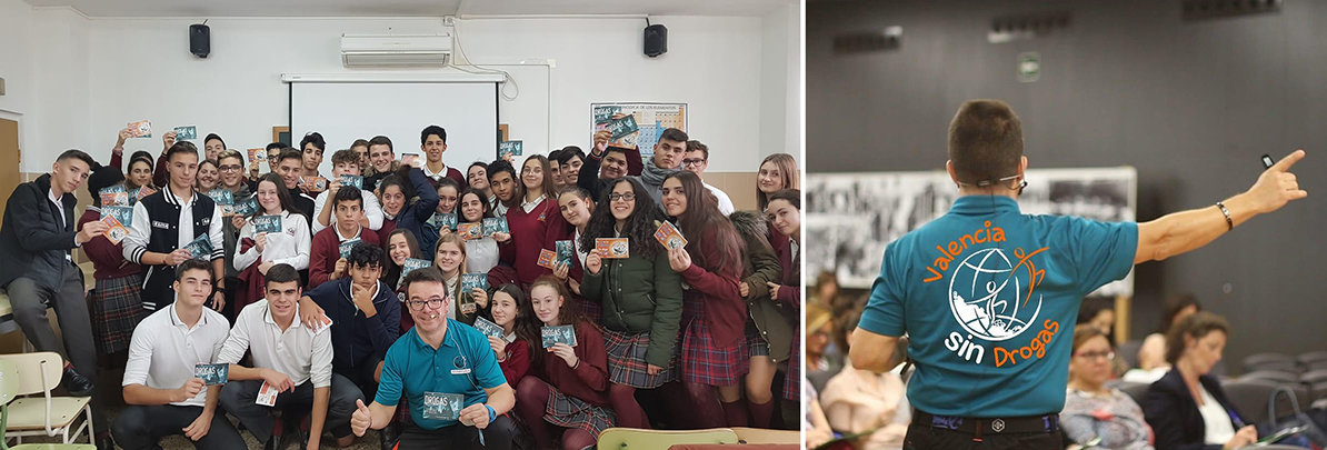 Alfredo Riaño Luque több ezer embert oktatott a drogok káros hatásairól.